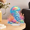 DIY Jellyfish Coral Diamond Painting Desktop Ornaments