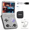 Foldable Retro Handheld Game Console 3.4 Inch IPS Screen 3000mAh Battery Flip Design Portable Pocket Arcade (TF Card Is Not Included)
