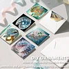 12Pcs Beach Crab Seashell DIY Diamond Painting Greeting Cards for Adults Gifts