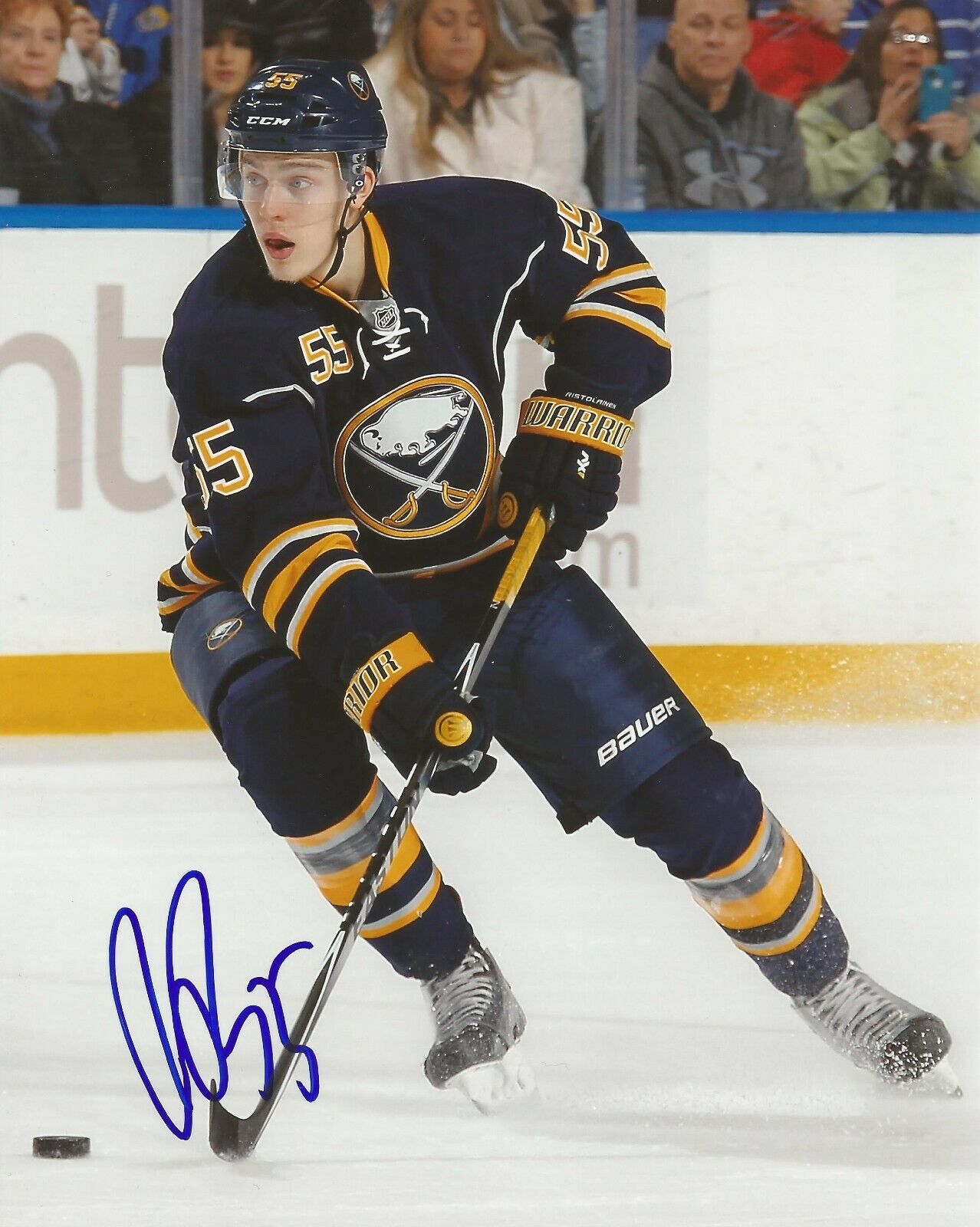 RASMUS RISTOLAINEN SIGNED BUFFALO SABRES 8x10 Photo Poster painting #2 with w/COA