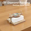 Hummingbird DIY-Holz-Diamant-Kunstpapiertuchhalter f&uuml;r Wohn- und B&uuml;rodekoration