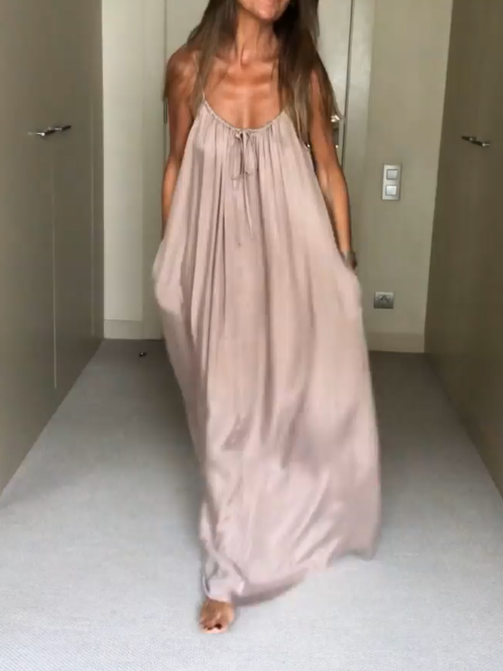Women's Casual Slip Maxi Dress