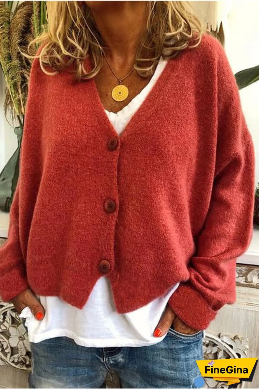 Casual Loose Knitted Cardigan
