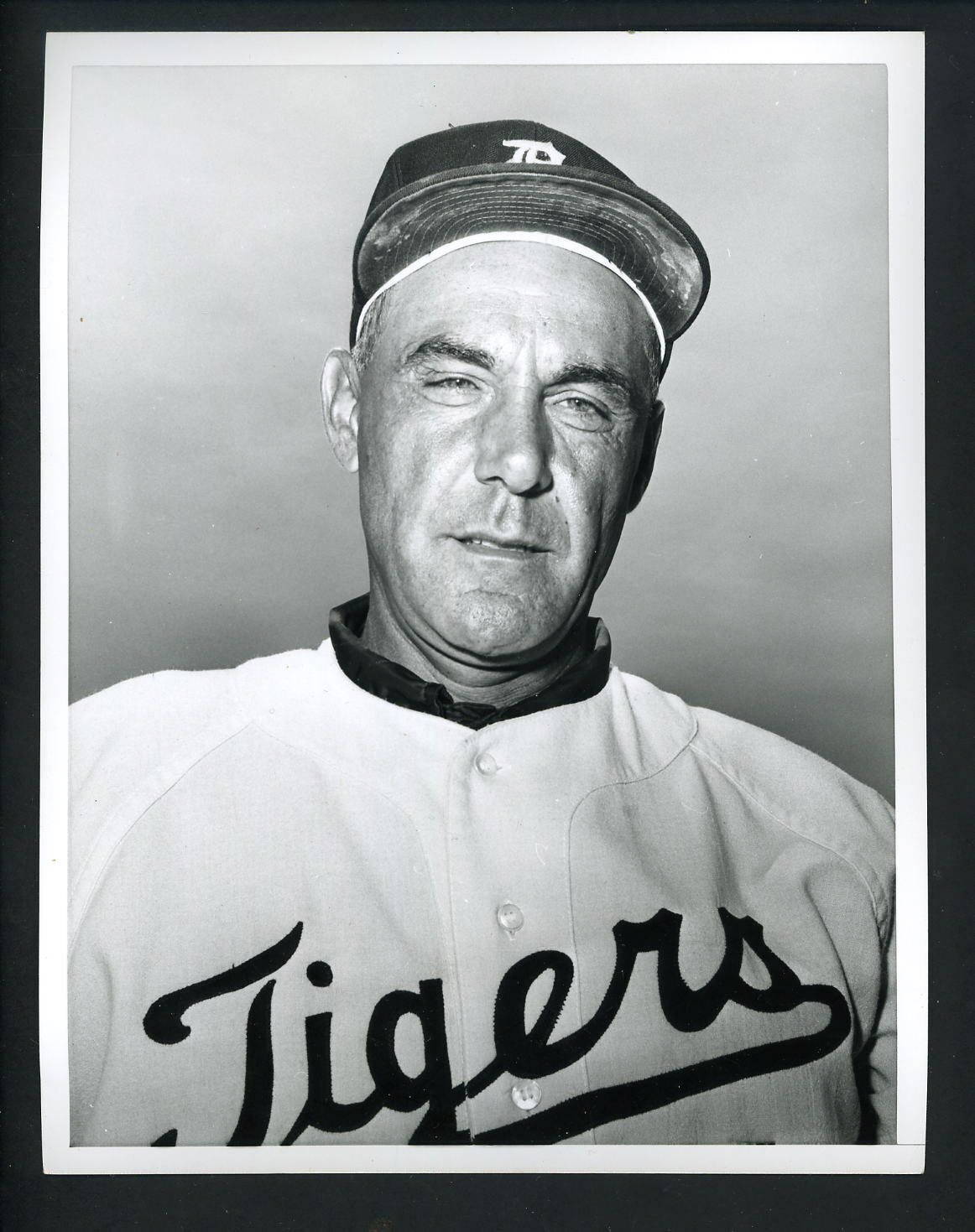 Phil Cavarretta 1961 Press Photo Poster painting Detroit Tigers