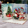 (US Only)6PCS DIY Diamond Art Greeting Cards Xmas Designs for Festivals and Celebrations