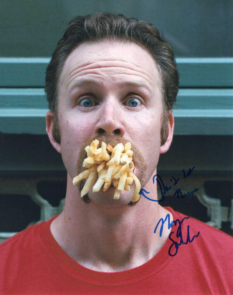 MORGAN SPURLOCK SIGNED AUTOGRAPH 8X10 Photo Poster painting - SUPER SIZE ME FILMMAKER