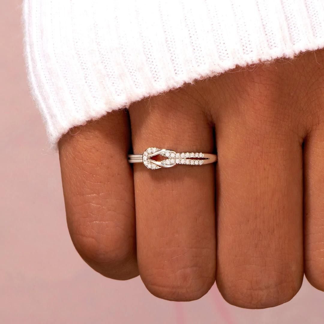 To My Daughter - Love Knot Ring