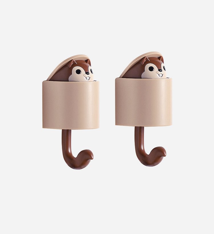 Pop-Up Smile Squirrel Wall Holder  (2 PCS)
