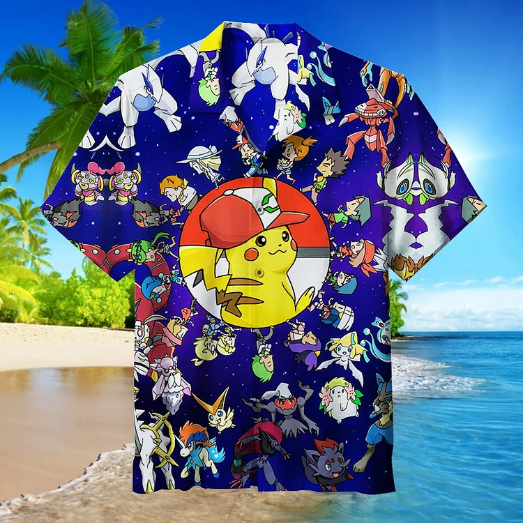 Pokémon|Unisex Hawaiian Shirt