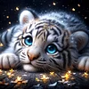 Luxury AB Velvet Diamond Painting Kit - Tiger