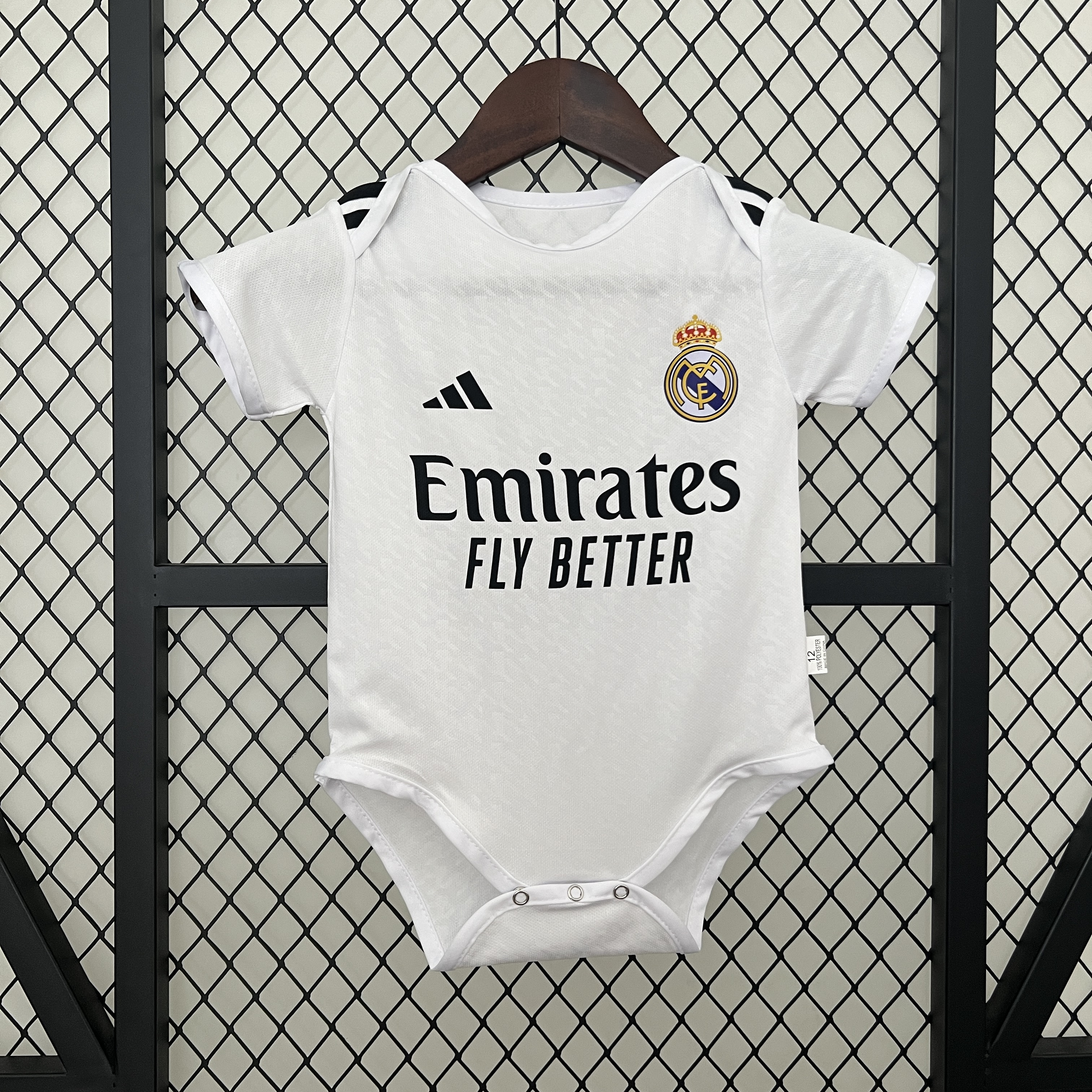 24/25 Real madrid Home Baby Size 9-12 Football Shirt Thai Quality