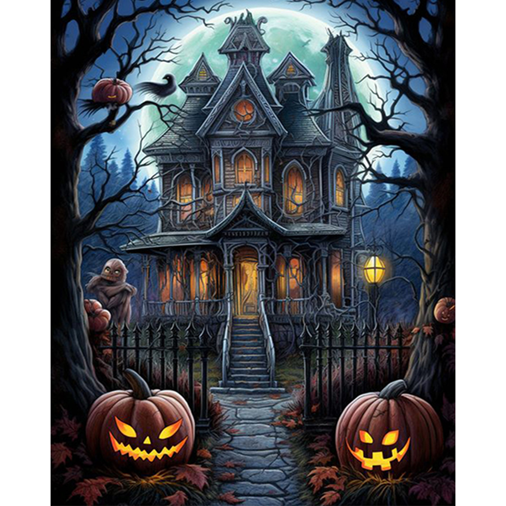 Haunted House 40*50cm paint by numbers kit