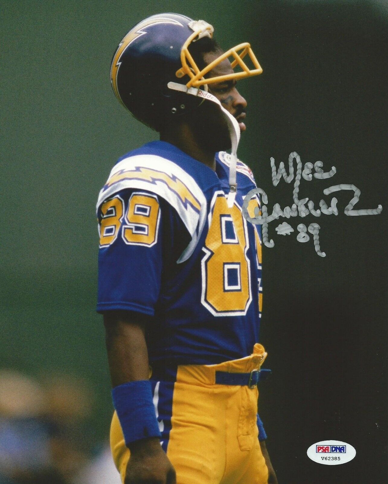 Wes Chandler Signed Chargers 8x10 Photo Poster painting PSA/DNA COA Picture Auto'd Air Coryell 2