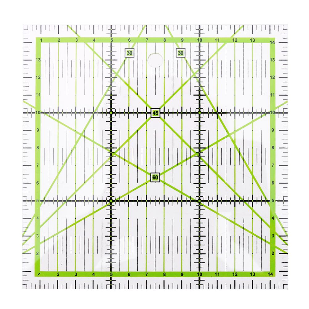 

Square Patchwork Feet Tailor Yardstick Cloth Cutting Rulers DIY Sewing Tool, 501 Original