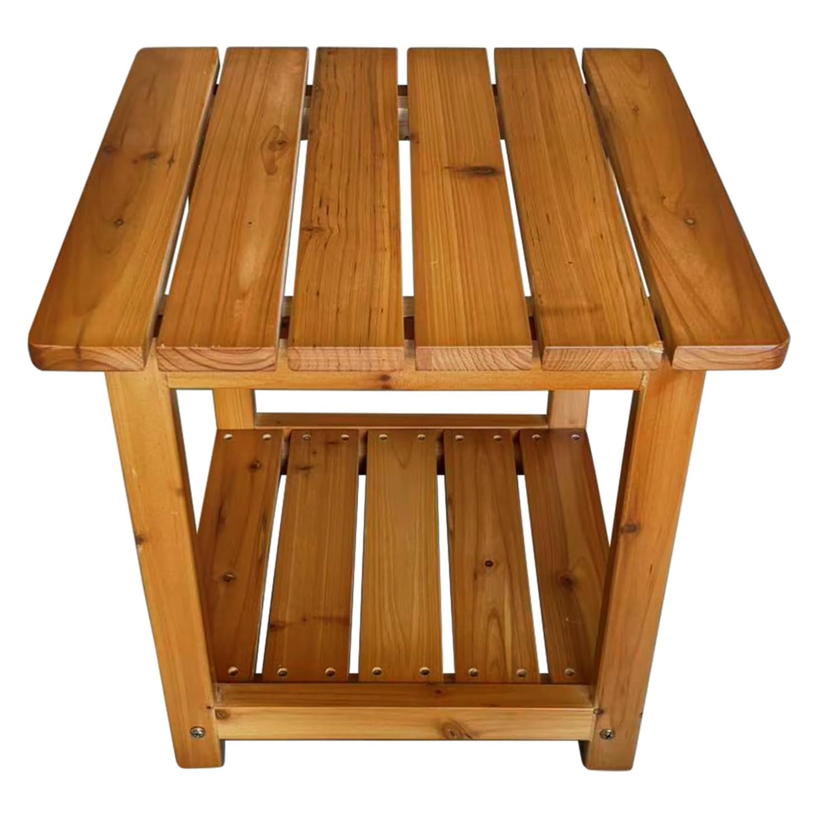 Fortune Candy Brown Wooden Table | Durable Outdoor Wooden Table