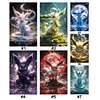 (Multi Style)Pokemon-Full Embroidery 3 Strands 11CT Stamped Cross Stitch-40*70CM-Large Size