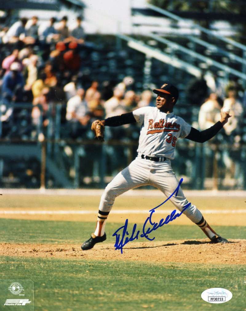 Mike Cuellar JSA Coa Autograph Hand Signed 8x10 Photo Poster painting