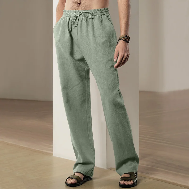 Loose Cotton Trousers-inspireuse
