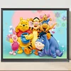 Winnie Puuh und Freunde - runder Bohrer Diamond Painting - 40*30cm