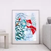 Diamond Painting -DIY Full Square Drill Snowman And Bird