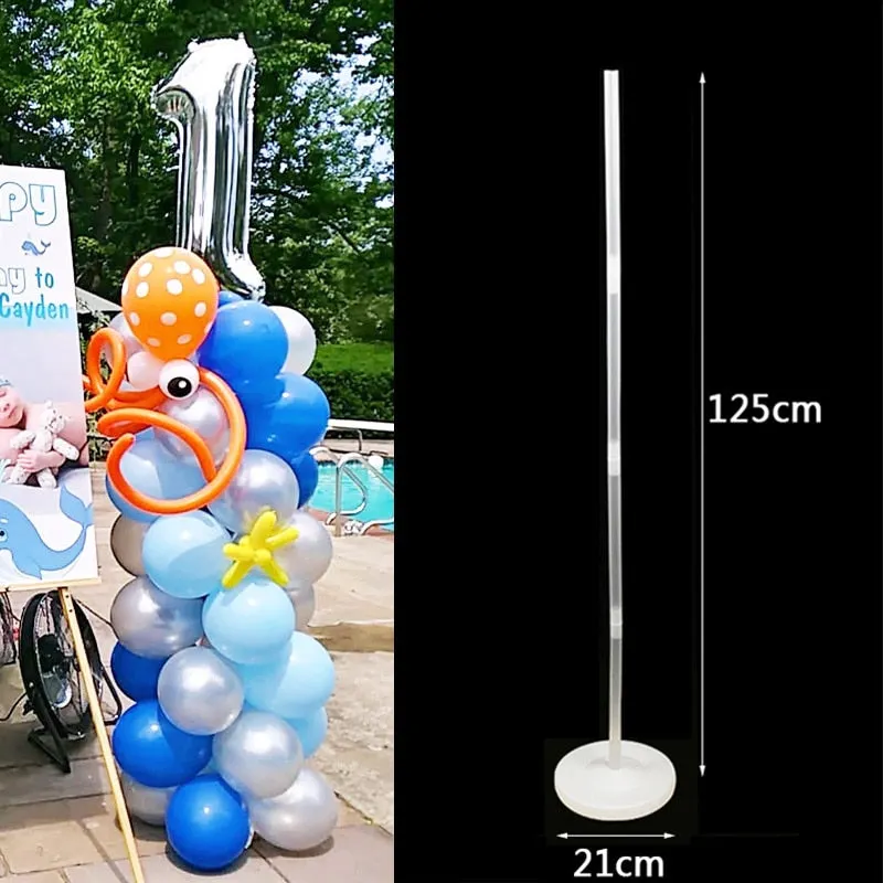 1 Set Balloons Holder Column Stand Holder Stickers for Wedding Kids Birthday Party Baby Shower Decoration Balloon Accessories