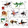Building blocks Insect Wars Mantis Ant Butterfly model educational children's assembly insert toy gift
