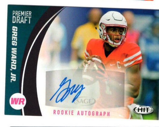 Greg Ward Jr Houston Cougars signed autograph 2017 HIT Draft rookie card