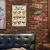 Baseball Bowling Sketch Map - Vintage Metal Signs - 30*40cm - Warning