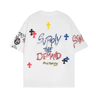 Chrome Hearts Tシャツ黒&白 H0165