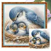 Blue Tit-11CT Stamped Cross Stitch 40*40cm/15.75*15.75in tapestrymarket