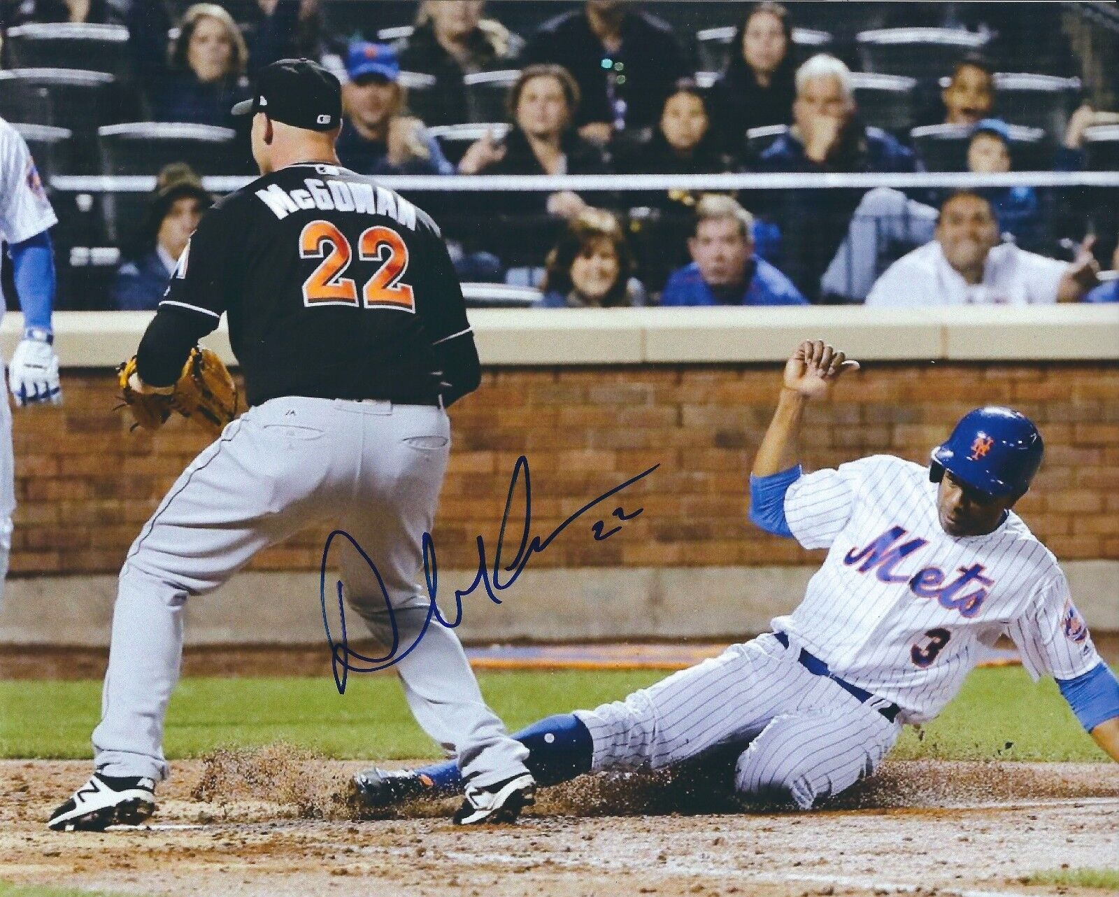 Autographed DUSTIN MCGOWAN Miami Marlins 8x10 Photo Poster painting W/COA