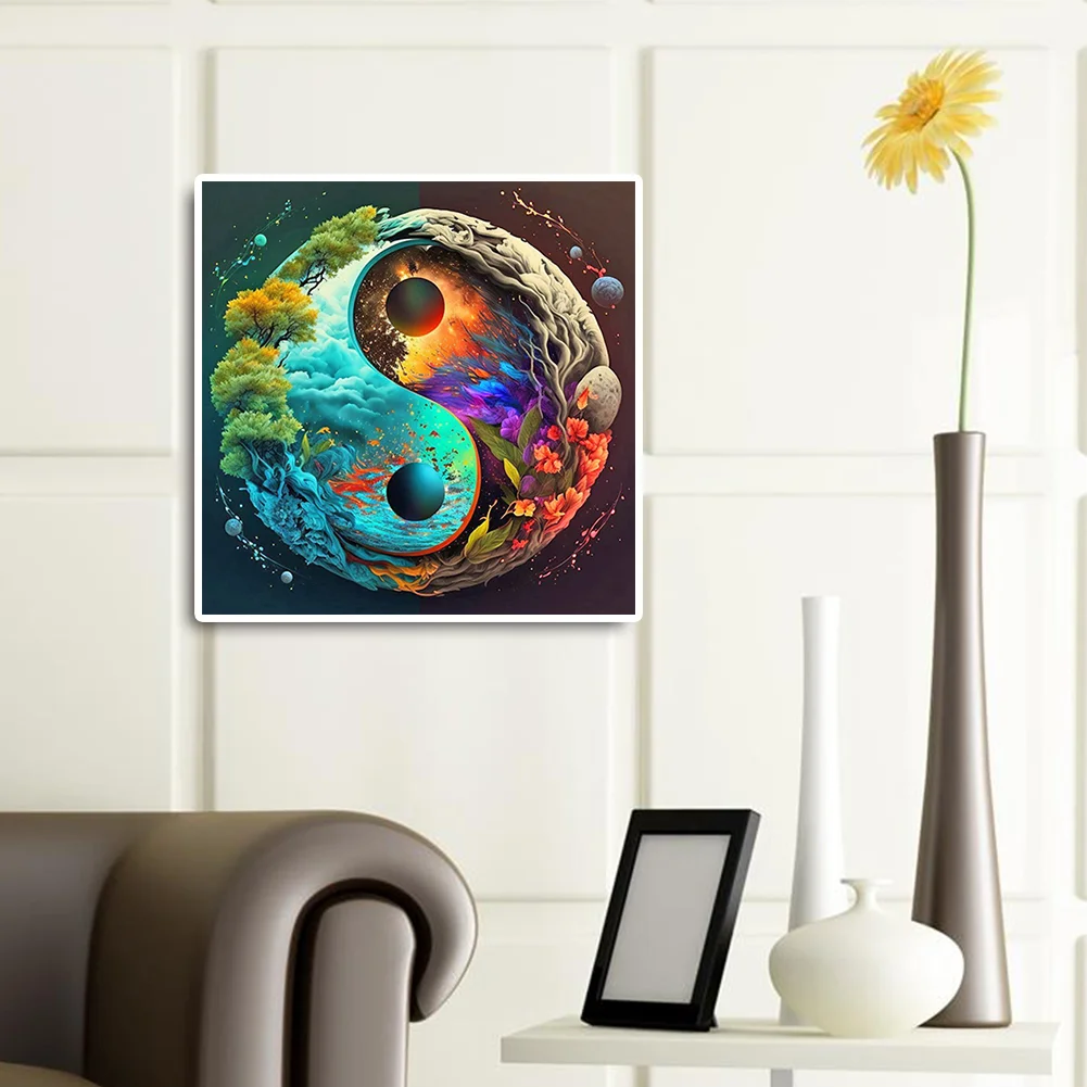 Taichi Paint by Numbers Acrylic Painting 40*40cm