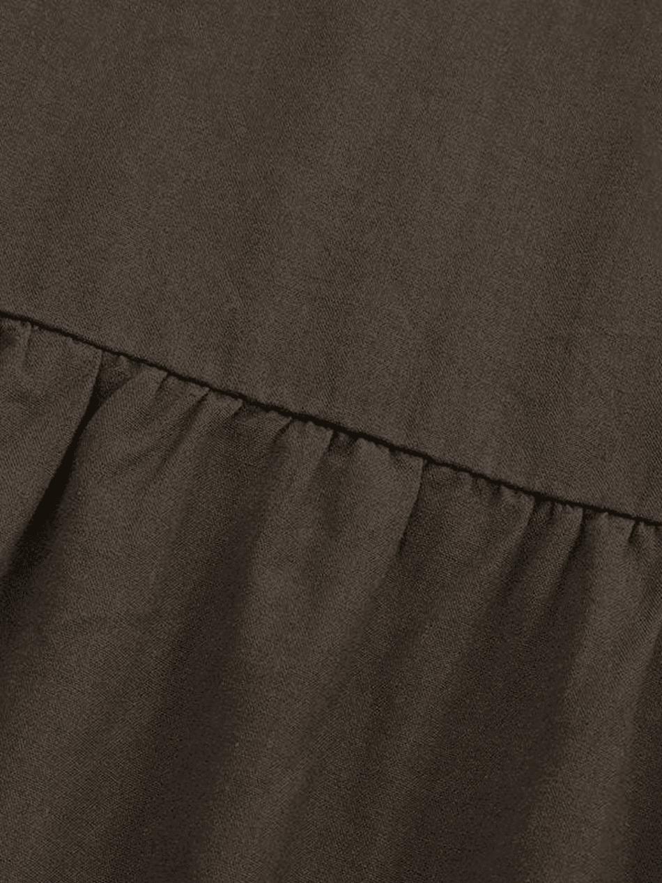 Brownm Fairy Tiered Maxi Skirt