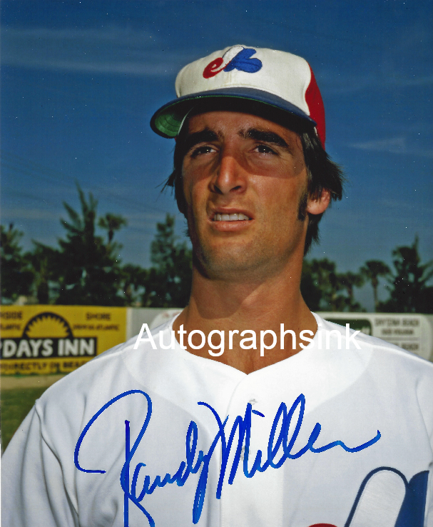 Randy Miller autographed 8x10 Montreal Expos In Person #1