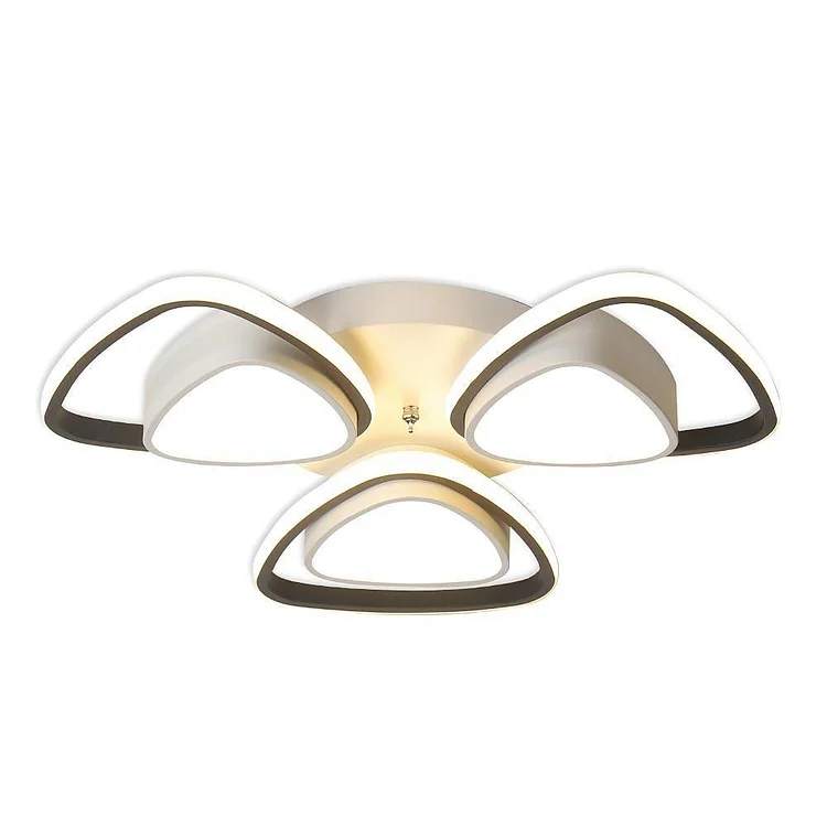 Unique Geometric LED Flush Mount Ceiling Light for Hallway Entryway - Appledas