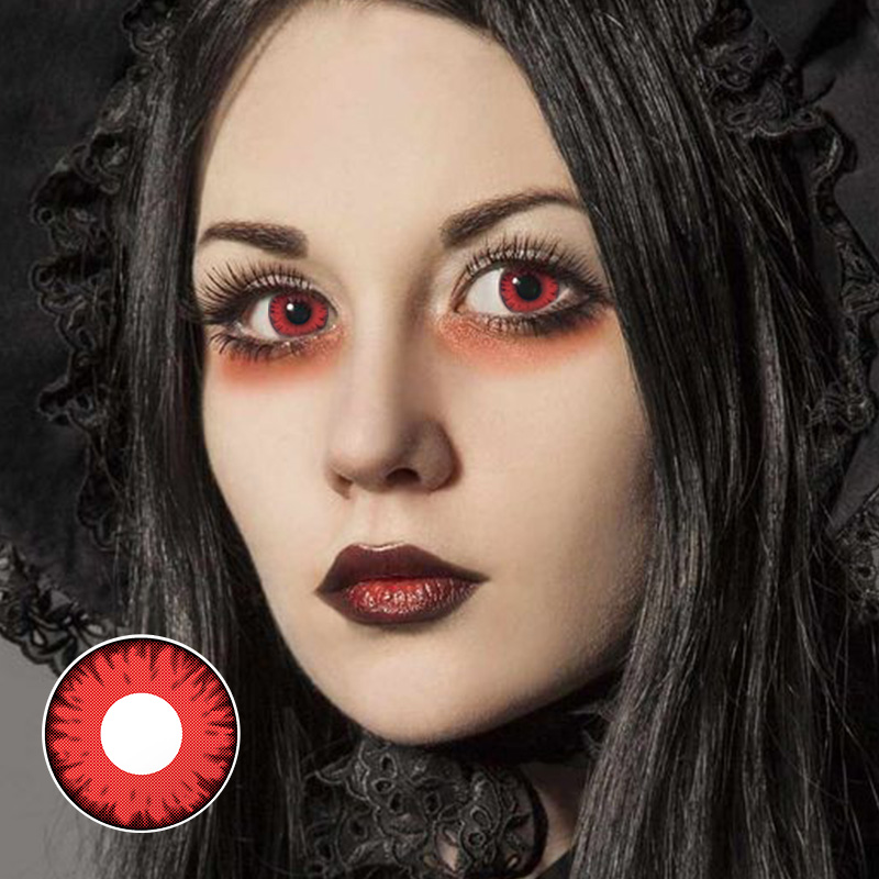 Twilight Red Vampire Halloween Contacts