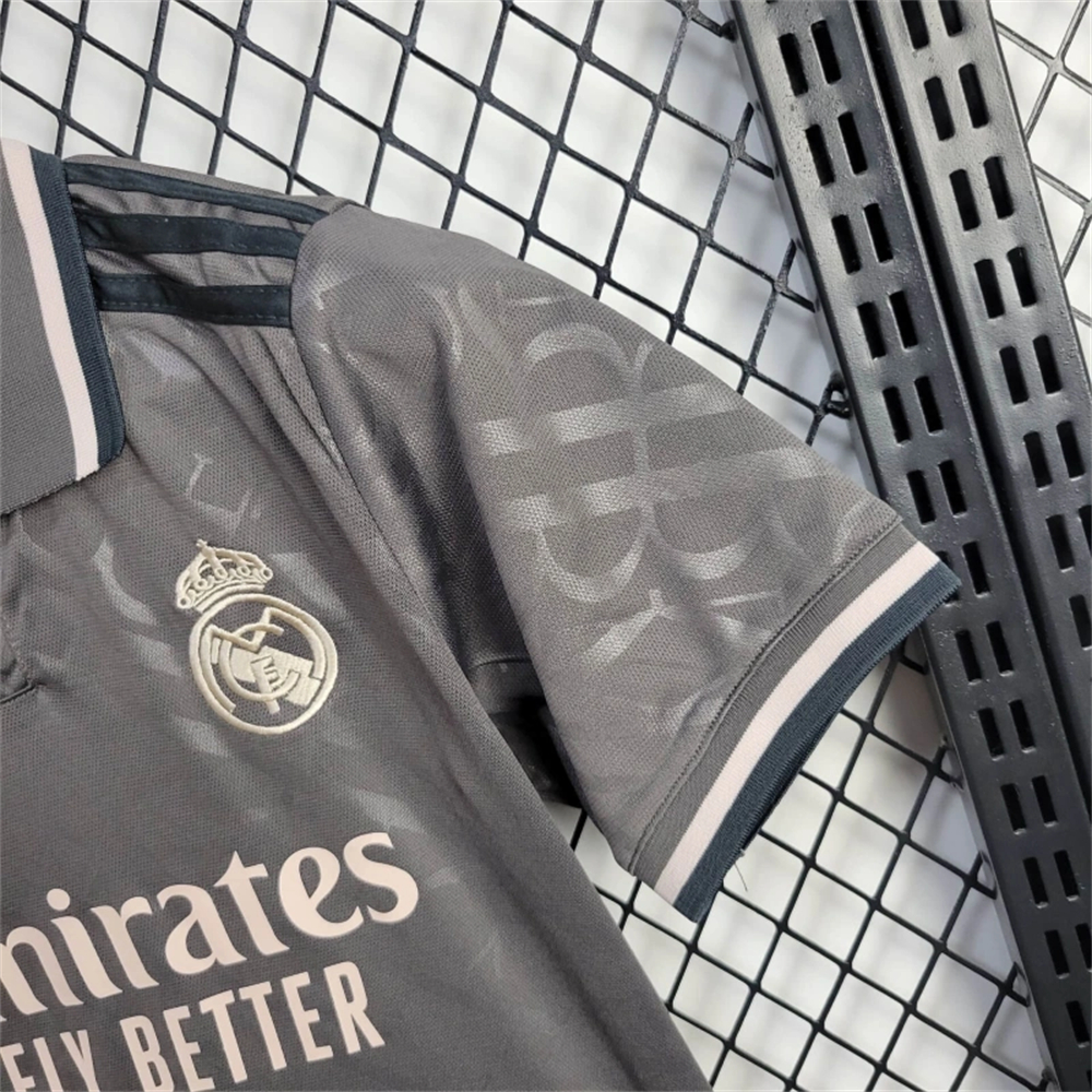 24/25 Real madrid Third Away Kids Kit Football Shirt Thai Quality