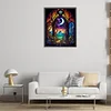 uk.everydayedeals (Limited Stock)Diamond Painting - Round AB Drills - Witch of Moon(45*55cm)