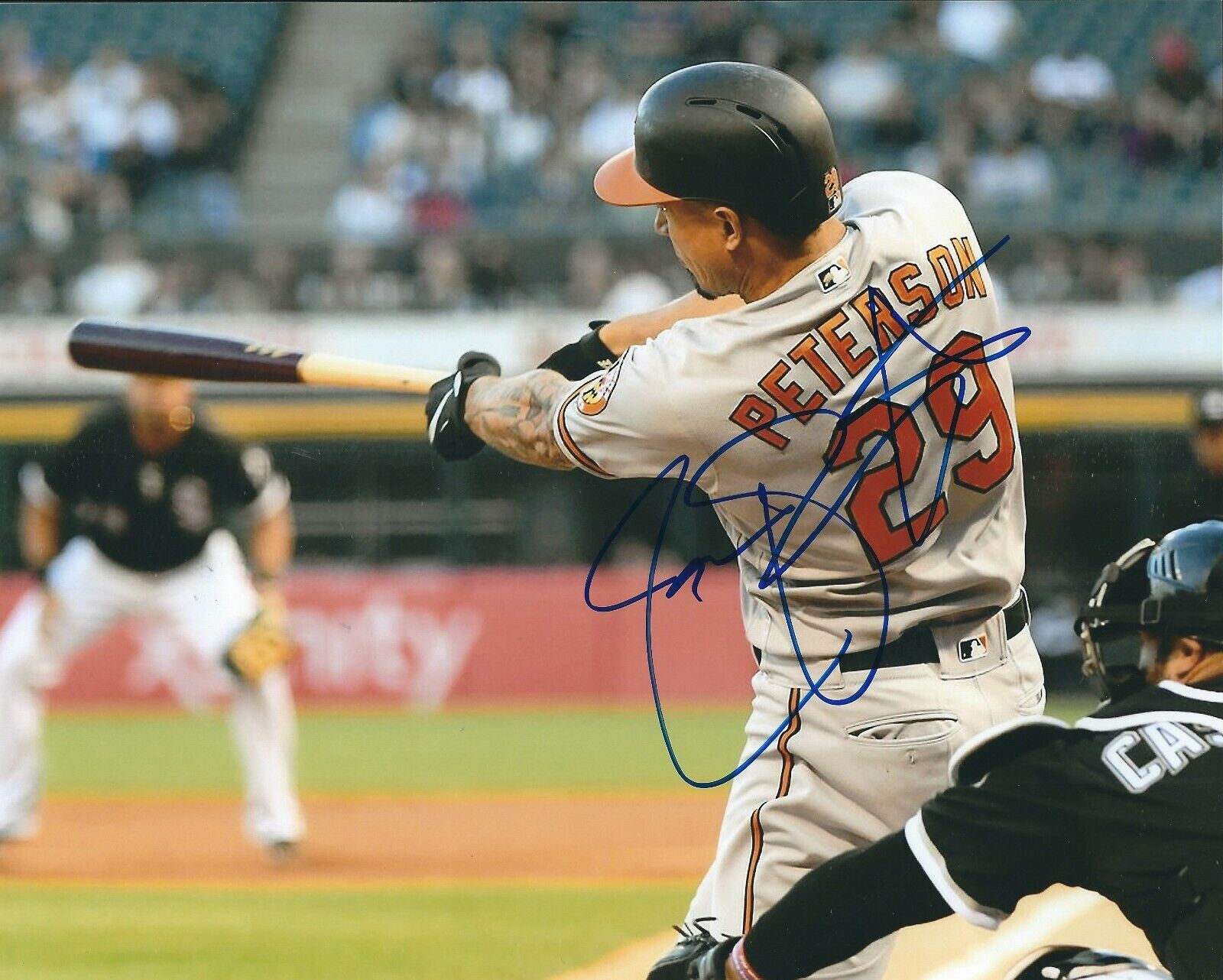 Autographed JACE PETERSON Baltimore Orioles 8x10 Photo Poster painting - w/COA