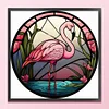 Flamingo - 11CT Stamped Cross Stitch 40*40cm/15.75*15.75in