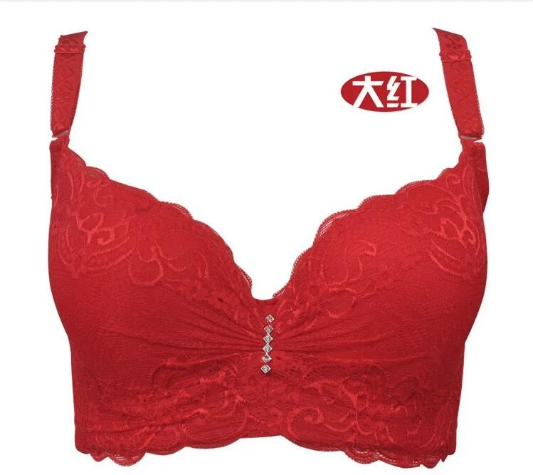 Bras for Women's bra plus big large size Super Push up bralette lace intimates Sexy lingerie Undrwear underwire E