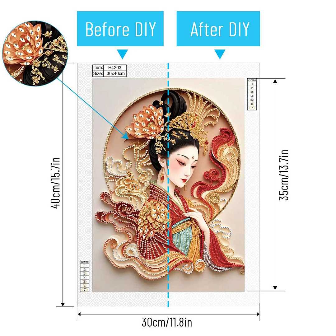 Diamond Painting - Partial Special Shaped Drill - Royal Consort(Canvas|30x40cm)