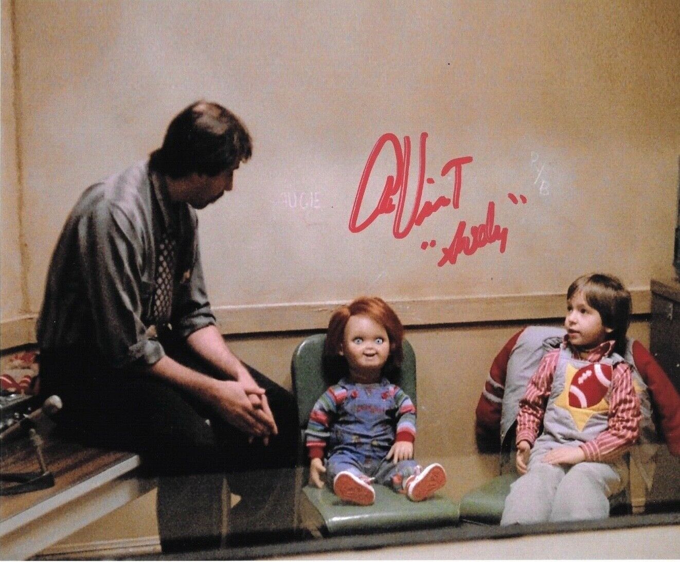 * ALEX VINCENT * signed 8x10 Photo Poster painting * CHILD'S PLAY * ANDY * PROOF * 20