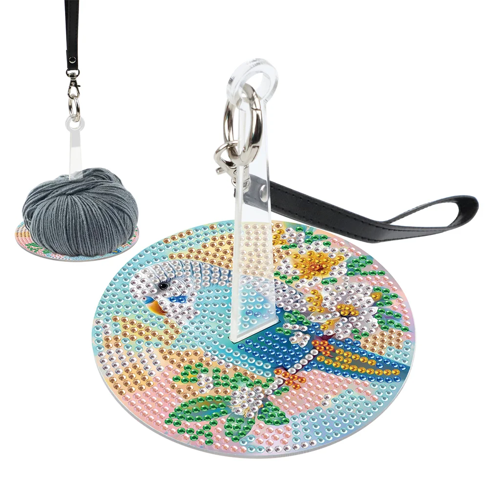 DIY 5D Diamond Painting Kit Wrist Yarn Holder Diamond Art Yarn Holder (Bird C)