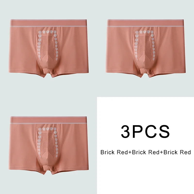 Billionm Sports Shorts Traceless Underwear Men Lingerie Boxer Breathable Pure Cotton Briefs Large Size Panties Men's Gift New