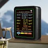 6-in-1 Air Quality Meter Real-Time CO2 Tester HCHO Detector for Home Cars Plants