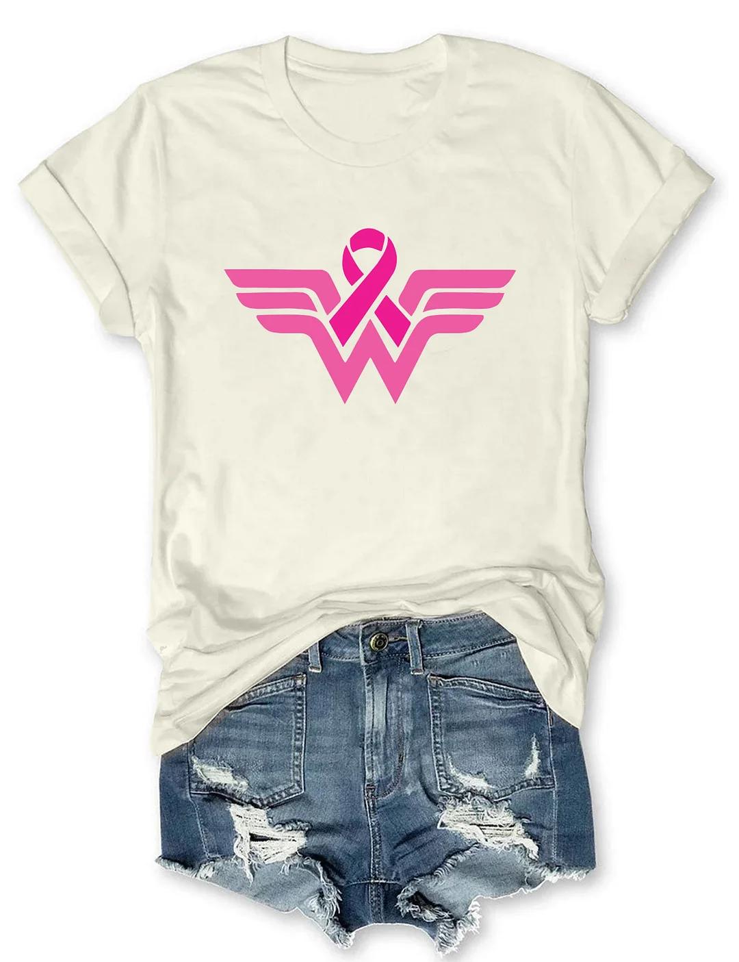 Cancer Ribbon Wonder T-Shirt