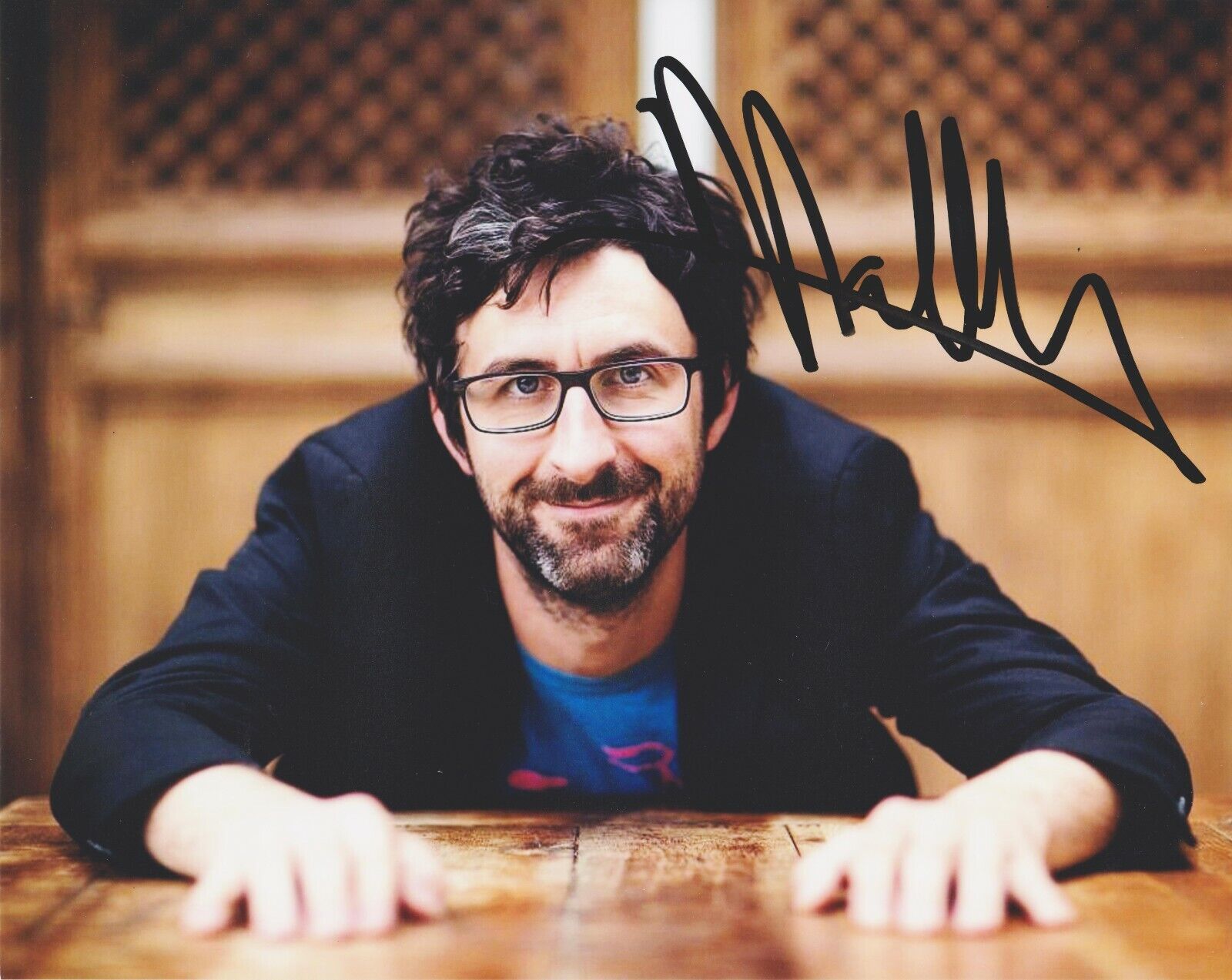 Mark Watson Hand Signed Autograph 8x10 Photo Poster painting In Person Proof Comedian Author
