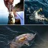 40pcs Soft Fishing Lures Kit with 10pcs Jig Head Hook Artificial Bait Soft Bait