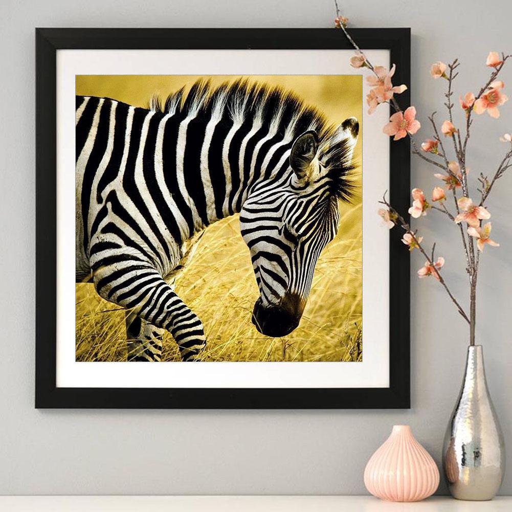 Diamond Painting - Full Round - Zebra